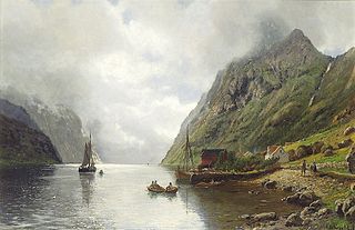 Datei:Anders Askvold-Norsk fjordlandskap.jpg