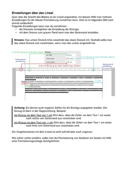 Datei:Infos Absatzformatierung mit dem Lineal.pdf
