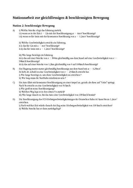 Datei:Übungsaufgaben Bewegungsgleichungen.pdf
