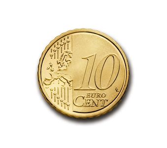 Das Masse von einer 10-Cent Münze kann man leicht bestimmen. Wenn man diese Masse kennt ...