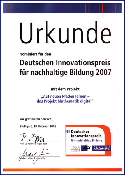 Datei:Urkunde Deutscher Innovationspreis 2007.jpg