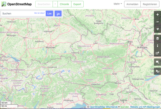 OpenStreetMap Landkarte ↗︎
