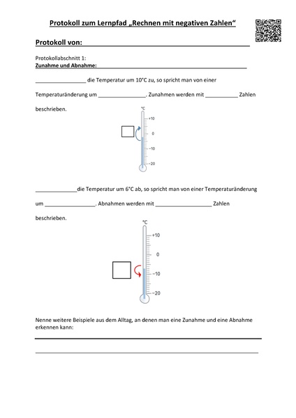 Datei:Protokoll Lernpfad Addition und Subtraktion negativer Zahlen.pdf