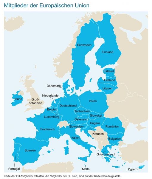Datei:Länder Europas europäische Union hervorgehoben.jpg
