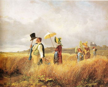 Carl Spitzweg Sonntagsspaziergang 1841