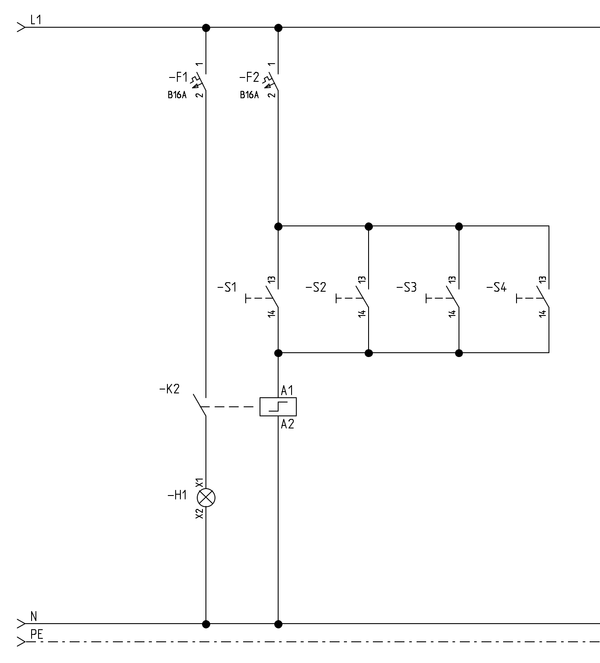 Elektrotechnische Grundlagen/SmartHome Licht Wohnzimmer – ZUM-Unterrichten