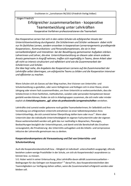 Datei:Erfolgreiche Teamentwicklung mit Verfahren des Kooperativen Lernens.pdf