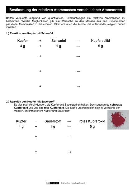 Datei:ARBEITSBLATT Bestimmung von relativen Atommassen.pdf