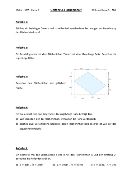 Datei:AB2 Umfang und Flächeninhalt von Viereck und Dreieck.pdf